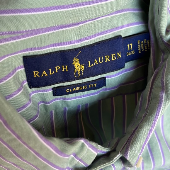 POLO RALPH LAUREN CLASSIC FIT BUTTON DOWN DRESS SHIRT 👔 NWOT FINALLY AVAILABLE - Picture 3 of 5